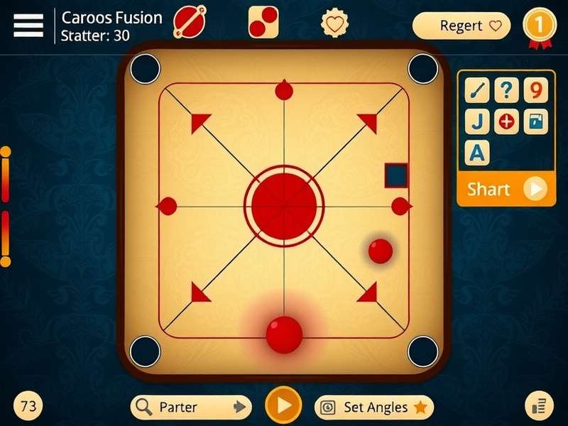 Carrom Fusion Pro social features and club interface